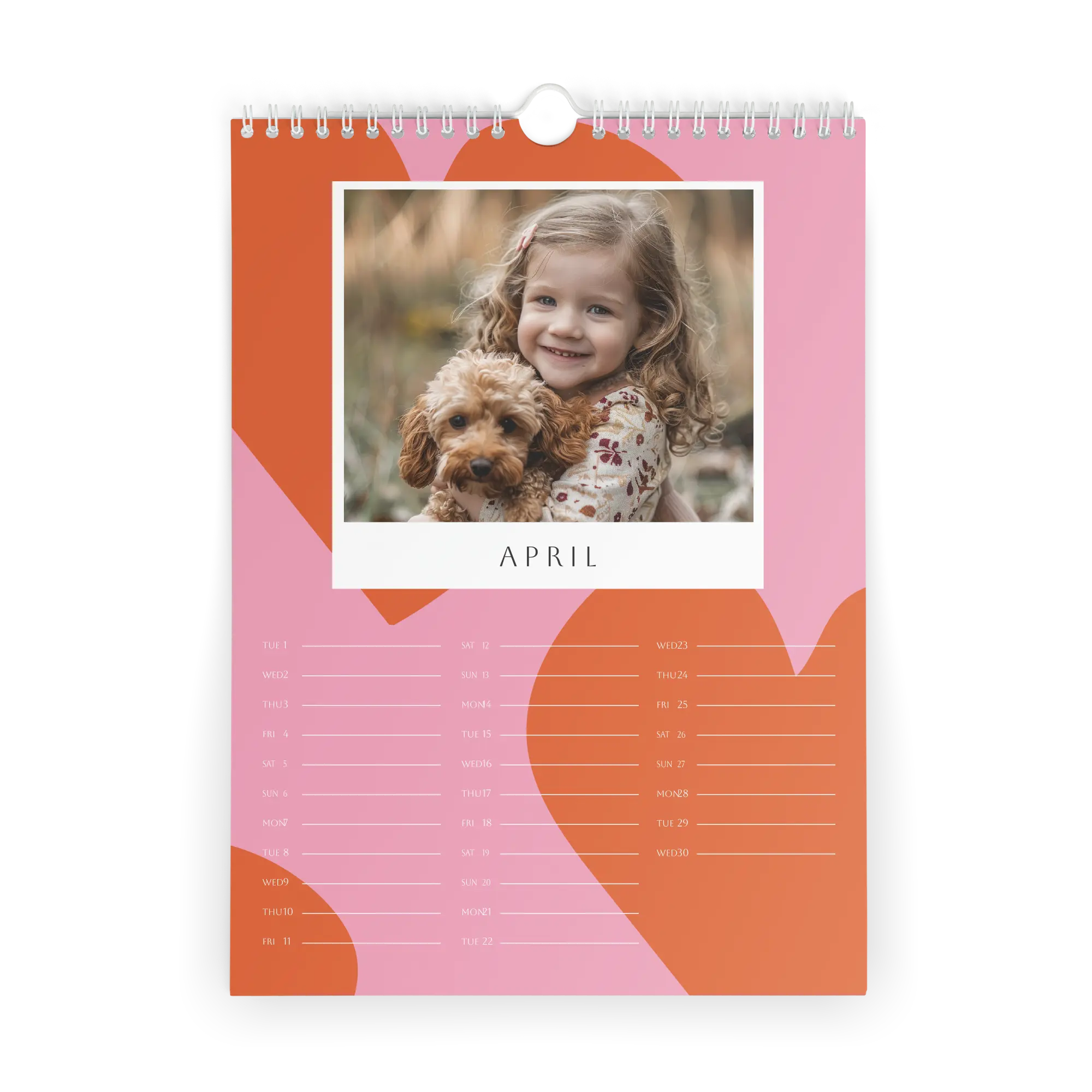 Calendario personalizzato 2025 - Verticale