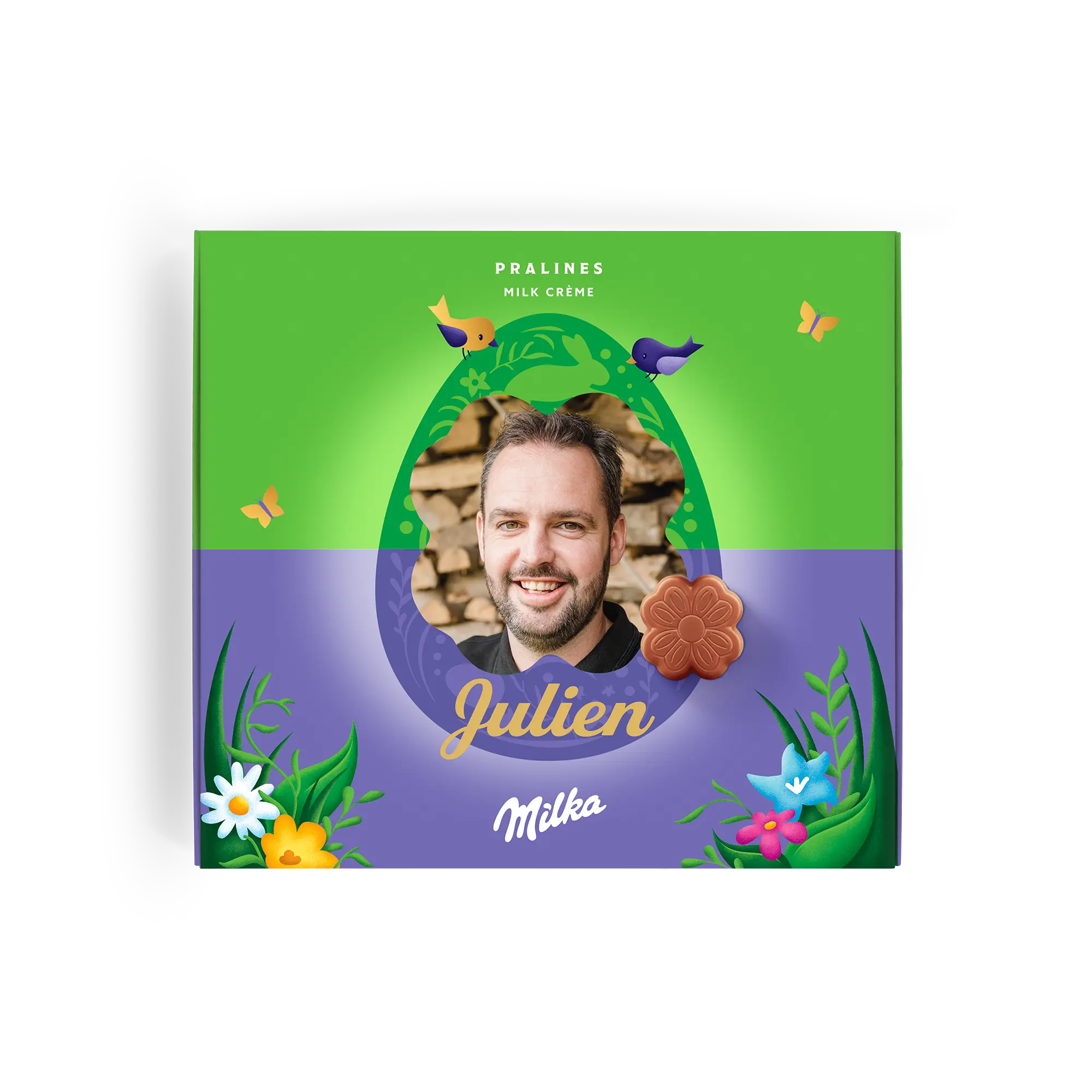 Milka Praline - Pasqua - Fiori - 110 grammi
