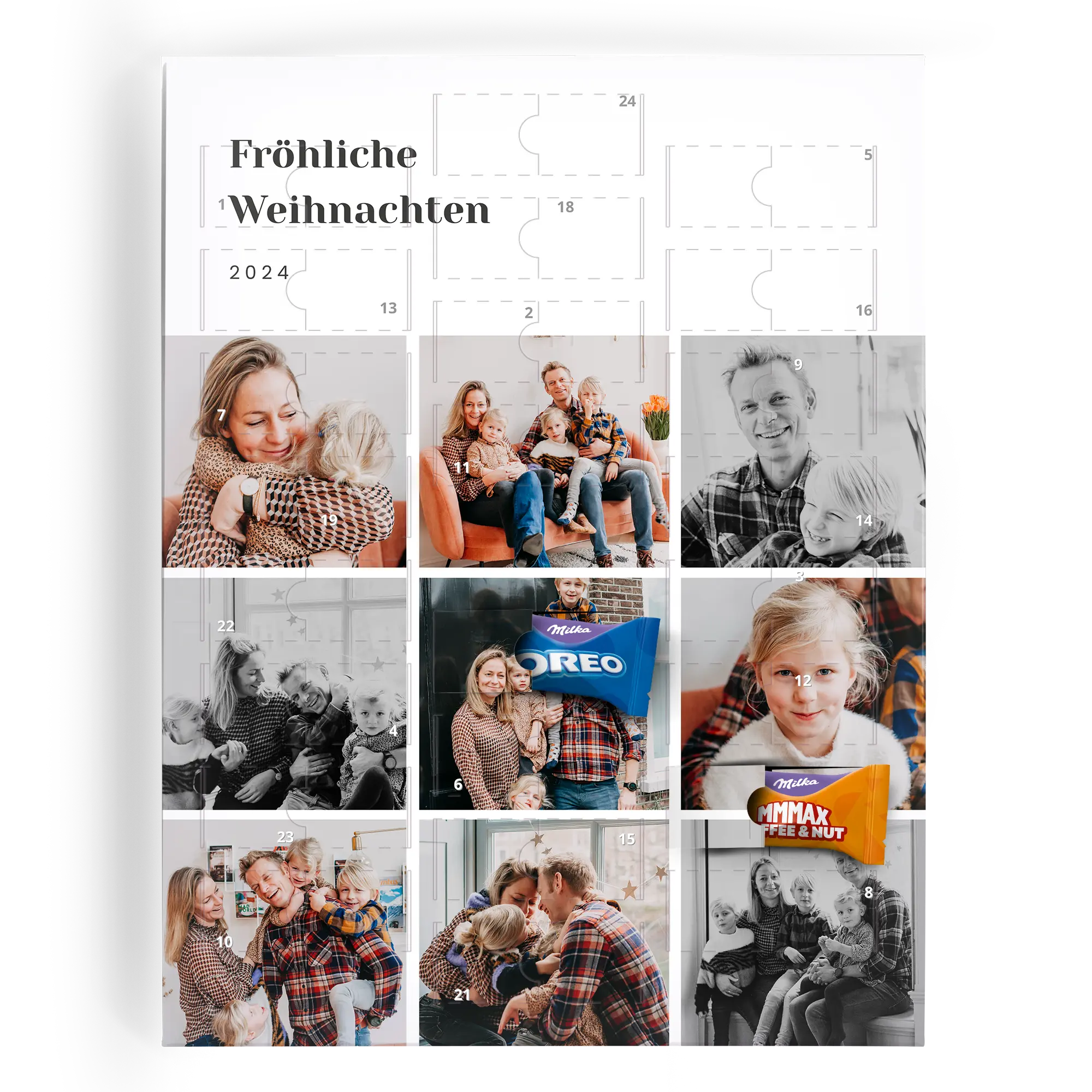 Calendario dell'avvento dei preferiti di Milka