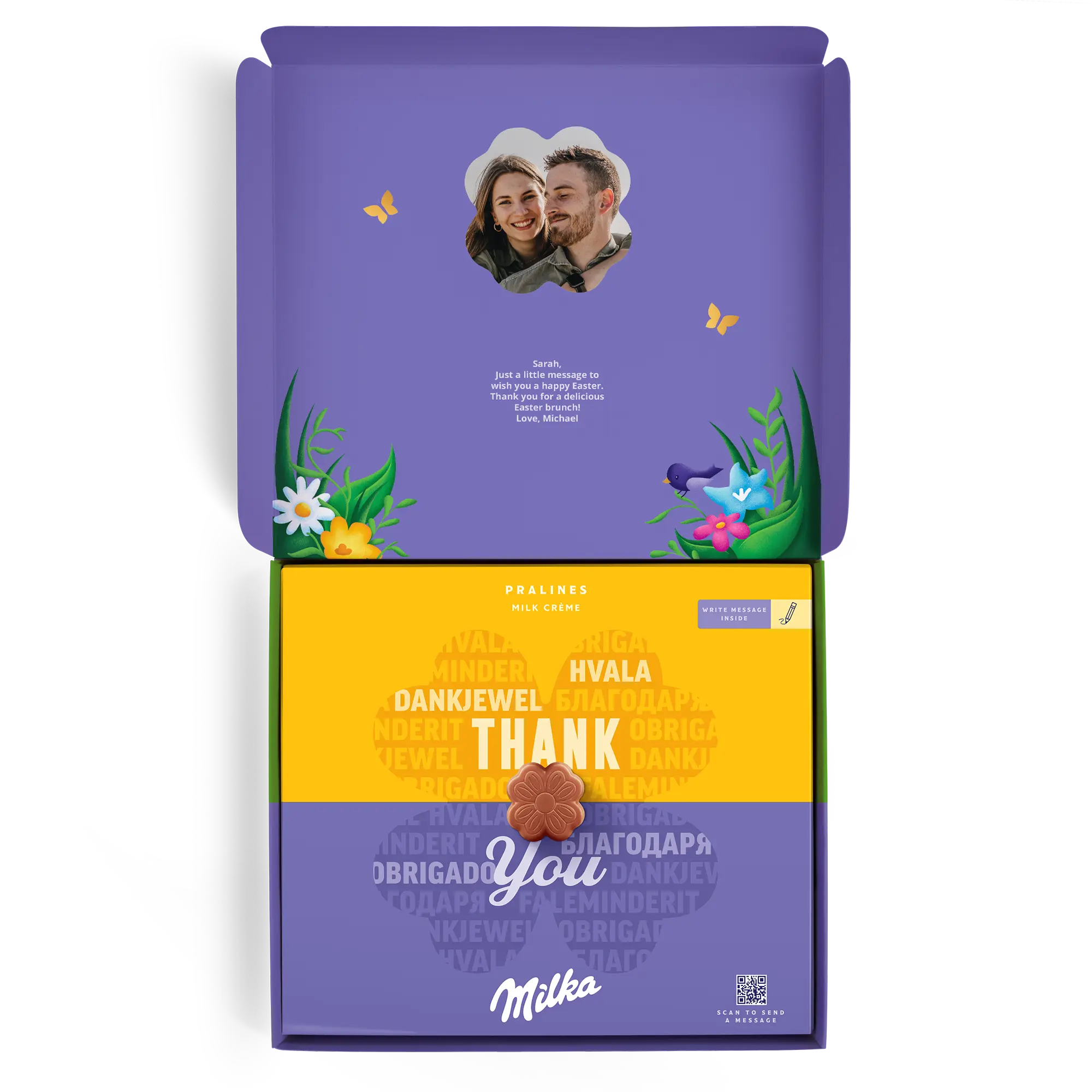 Milka Praline - Pasqua - Fiori - 110 grammi