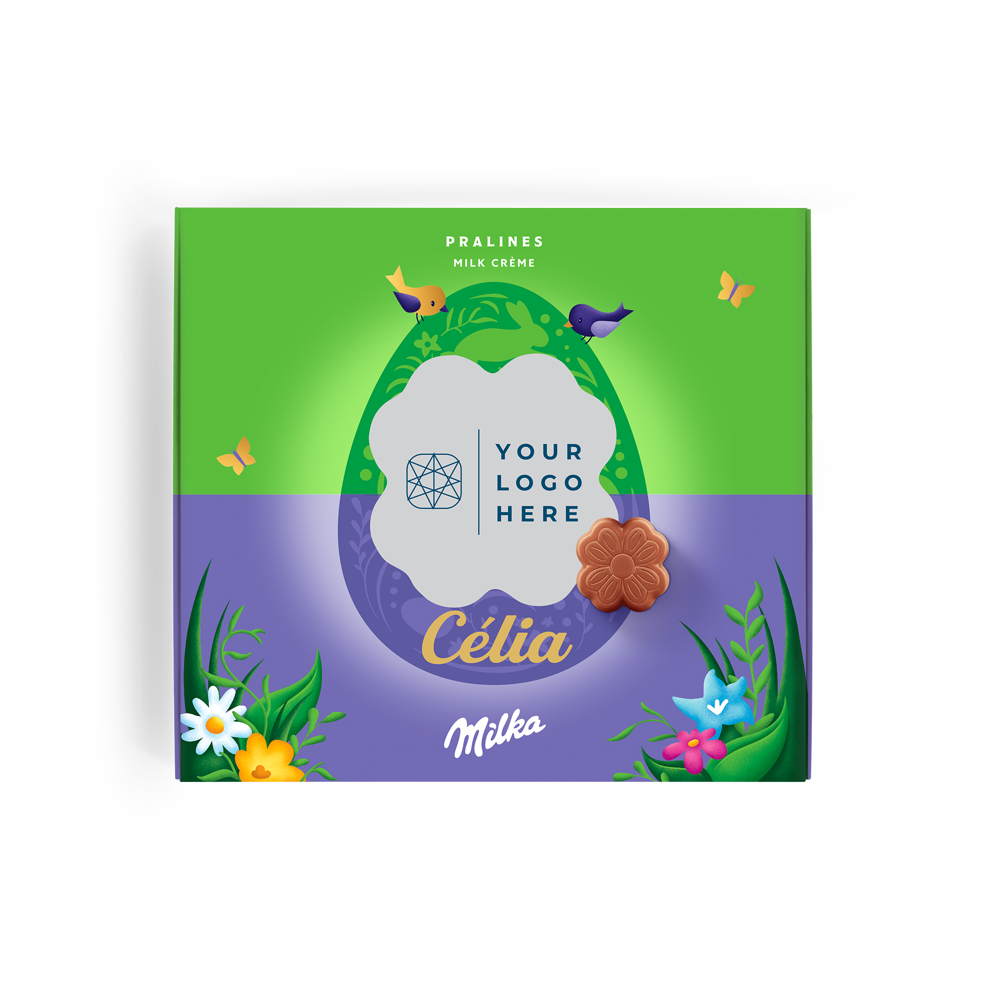 Milka Praline - Pasqua - Fiori - 110 grammi