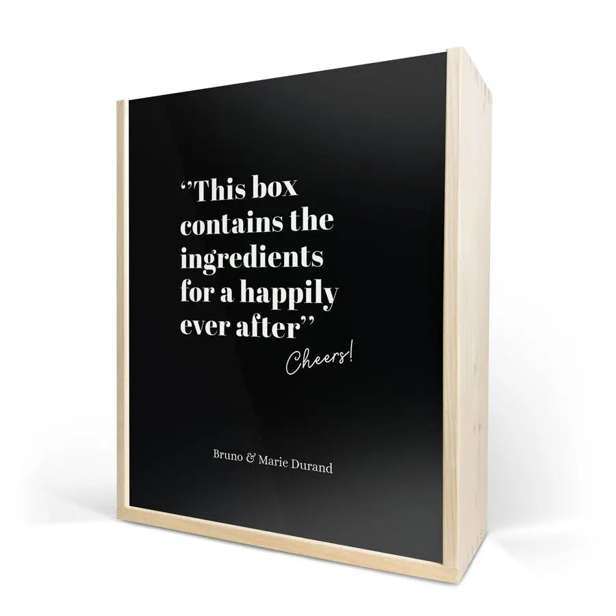 Vino in Cassetta Personalizzata - Riondo Prosecco Spumante