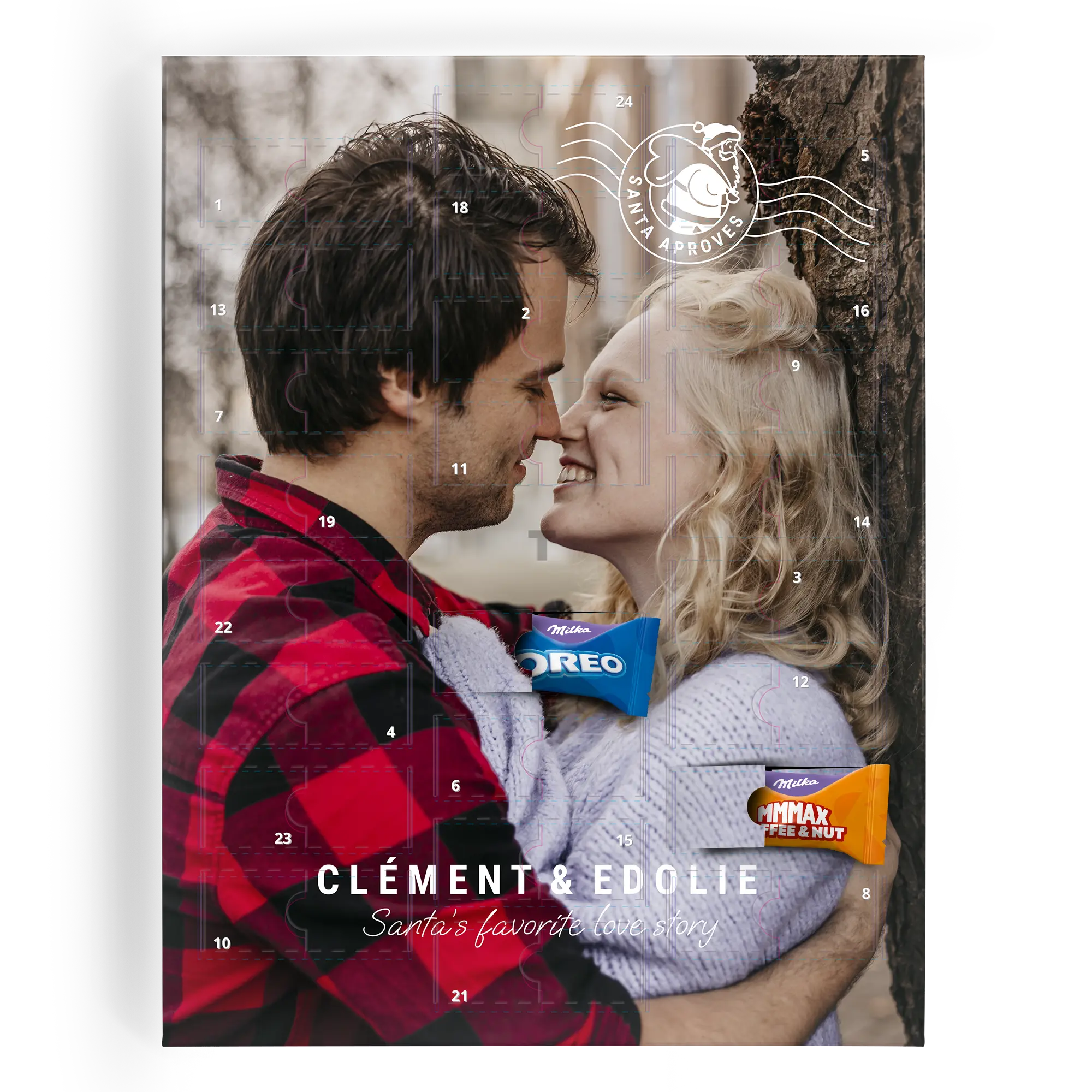 Calendario dell'avvento dei preferiti di Milka