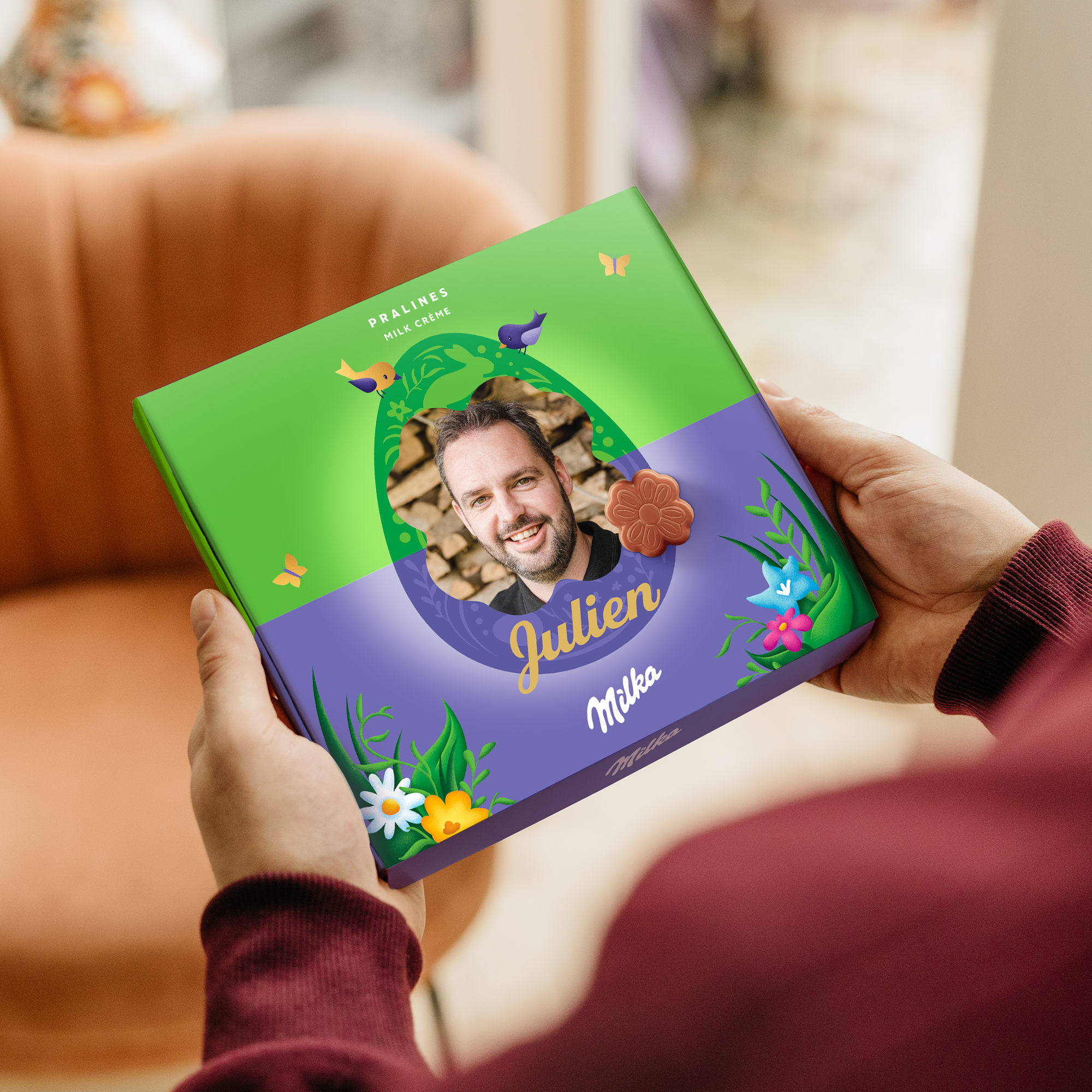 Milka Praline - Pasqua - Fiori - 110 grammi