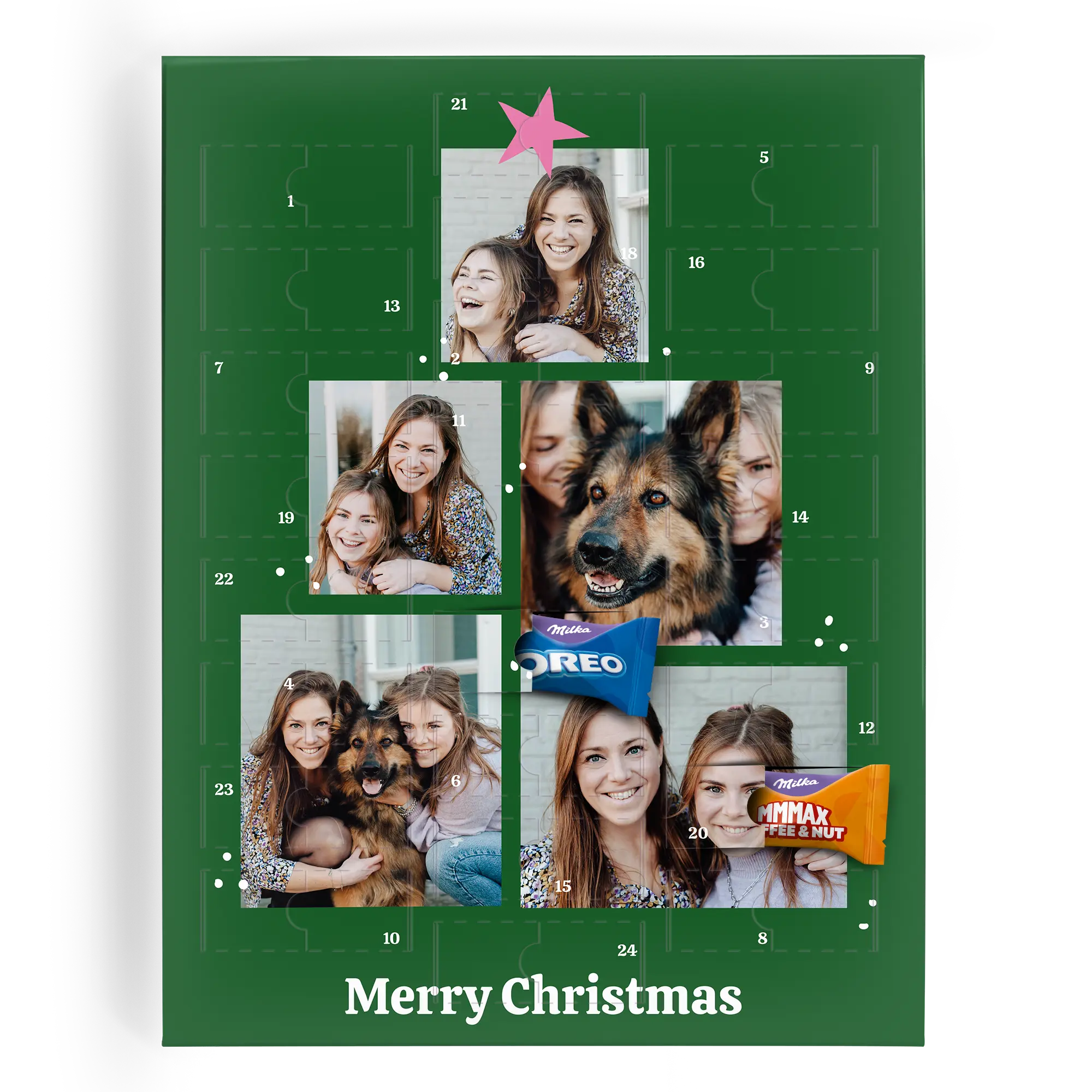 Calendario dell'avvento dei preferiti di Milka