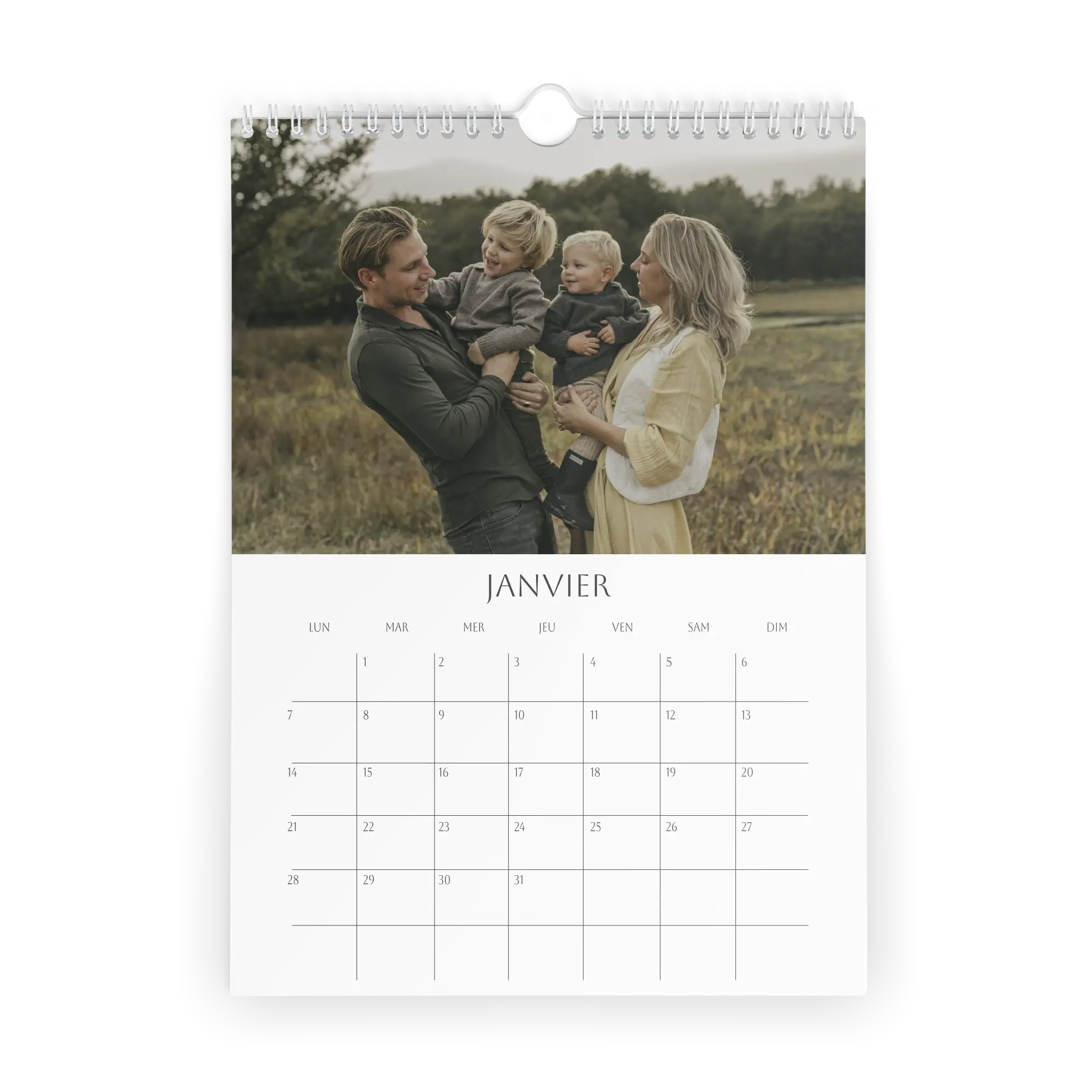 Calendario personalizzato 2025 - Verticale