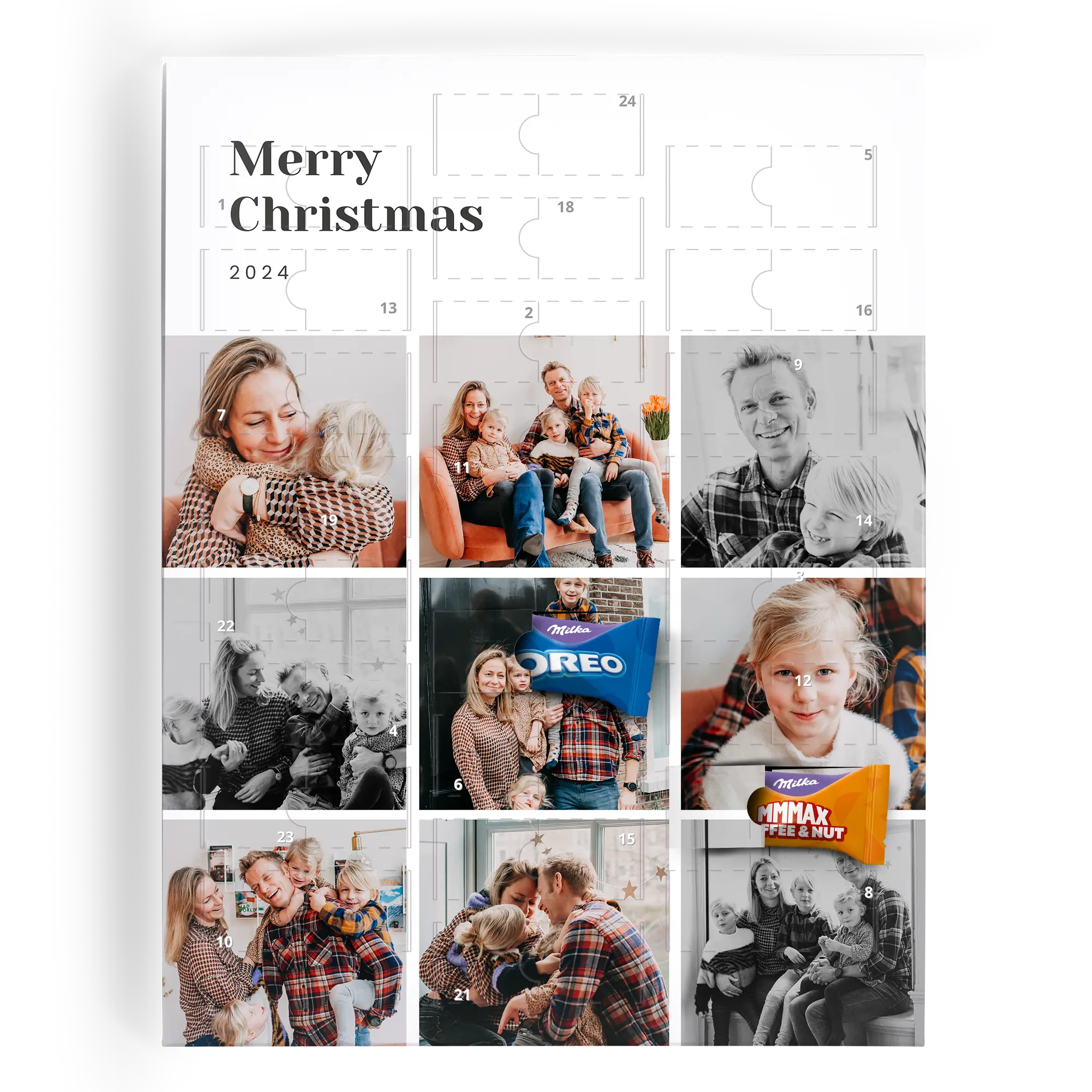 Calendario dell'avvento dei preferiti di Milka