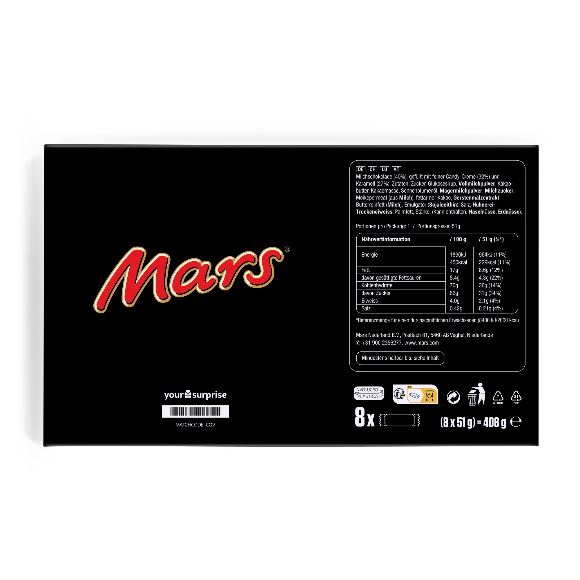 Scatola regalo Mars - YourSurprise