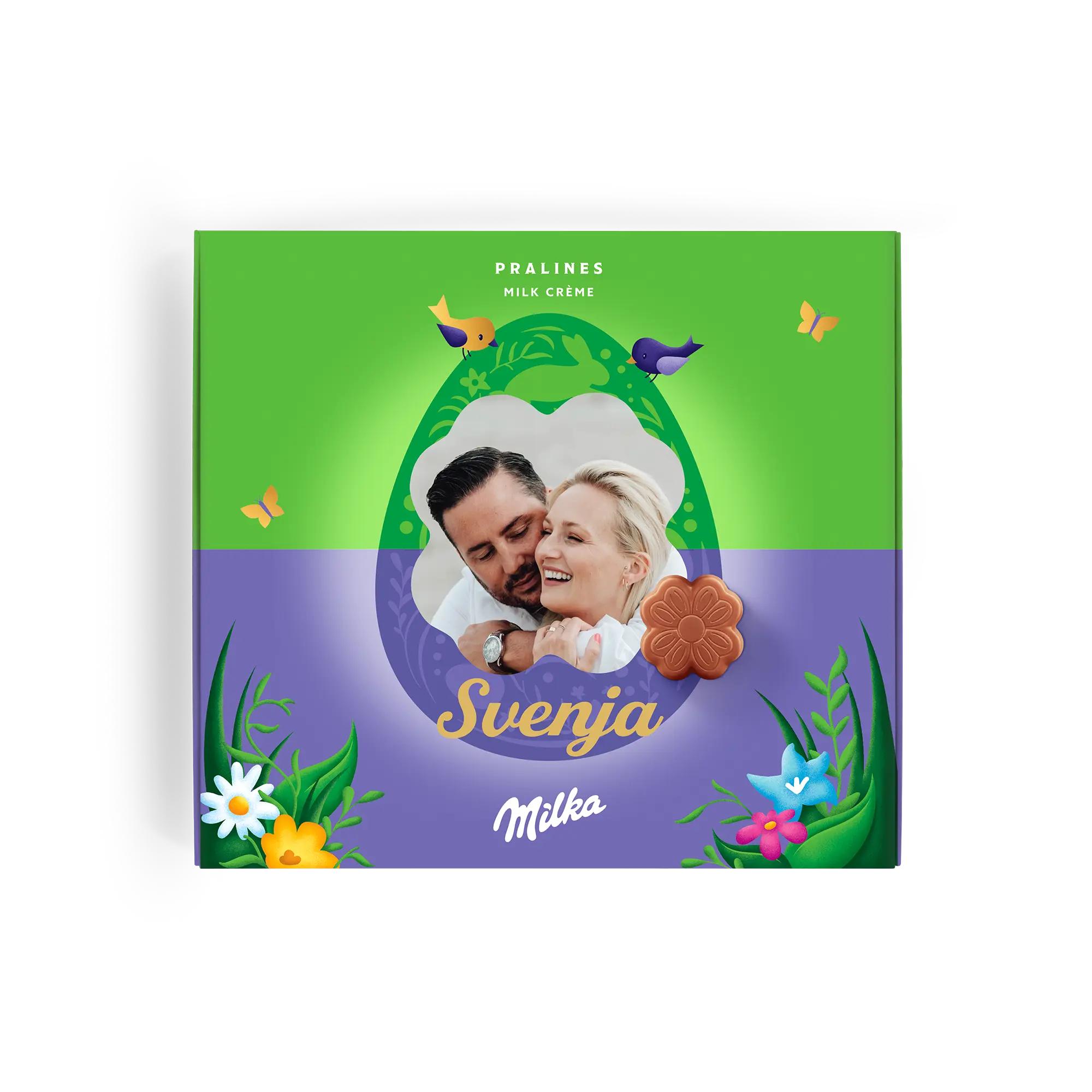 Milka Praline - Pasqua - Fiori - 110 grammi
