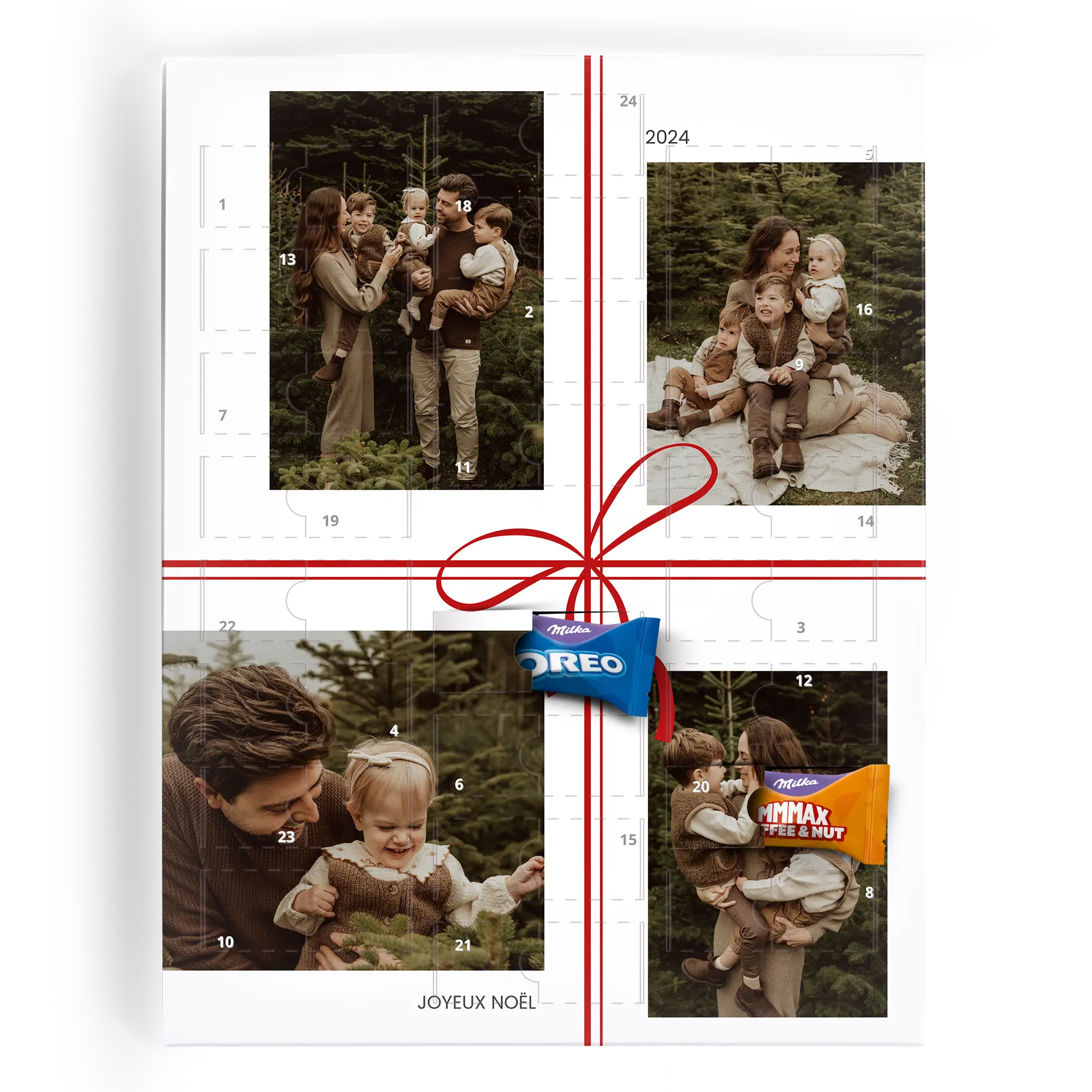 Calendario dell'avvento dei preferiti di Milka