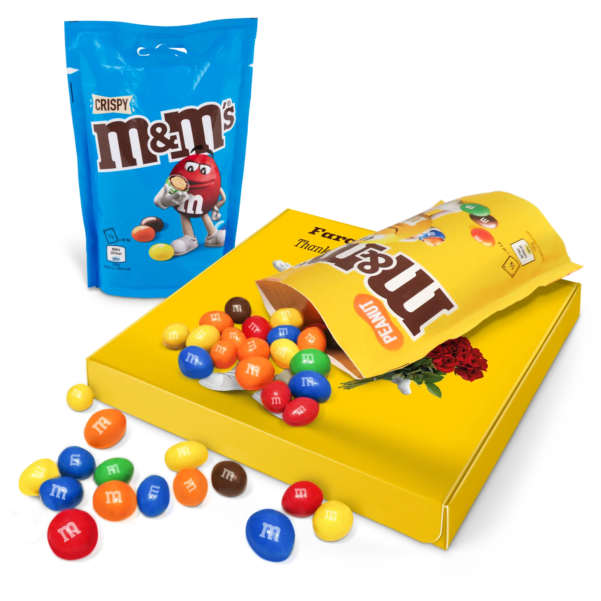Confezione regalo con cioccolato M&M