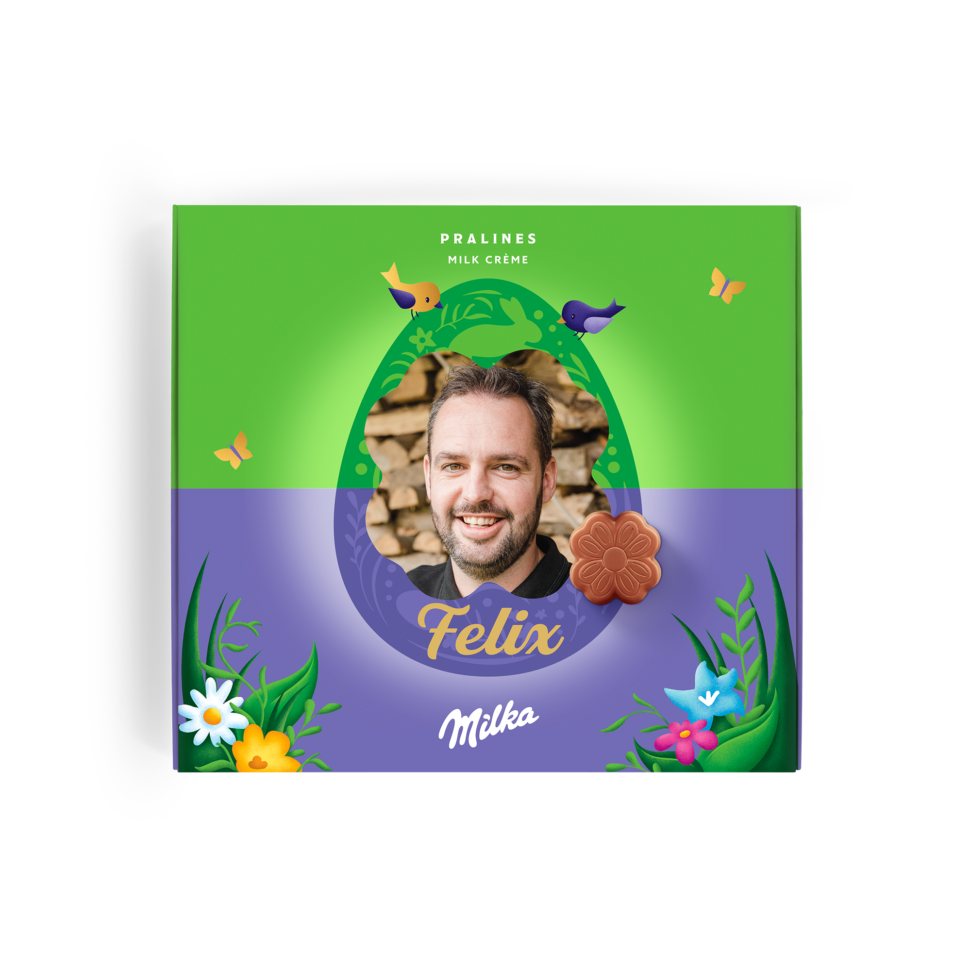Milka Praline - Pasqua - Fiori - 110 grammi