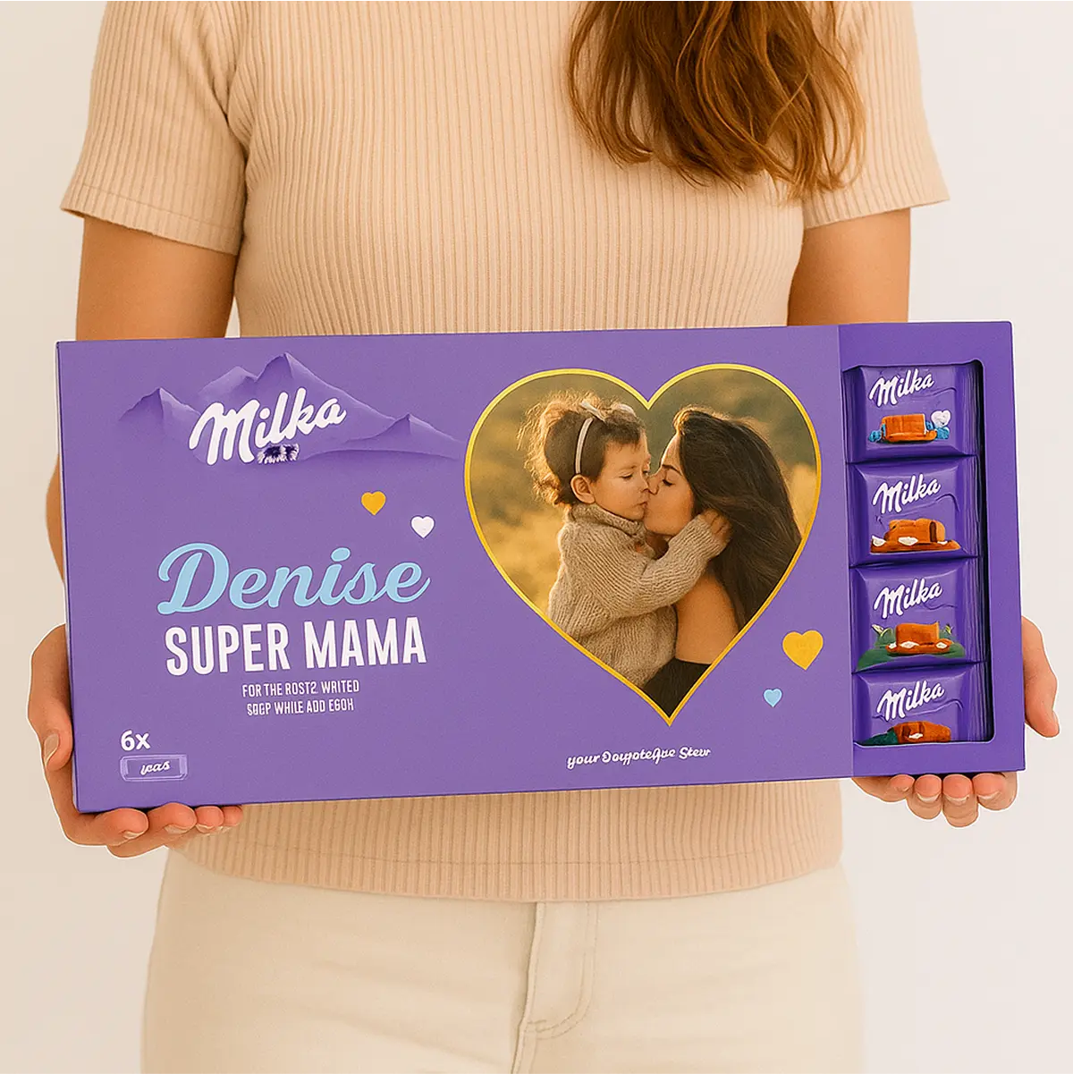 Barra di Cioccolato: Milka XXL Personalizzata