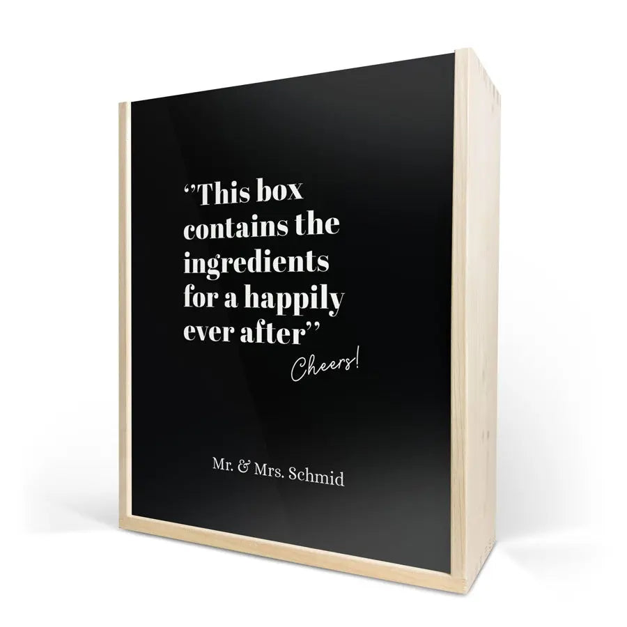 Vino in Cassetta Personalizzata - Riondo Prosecco Spumante