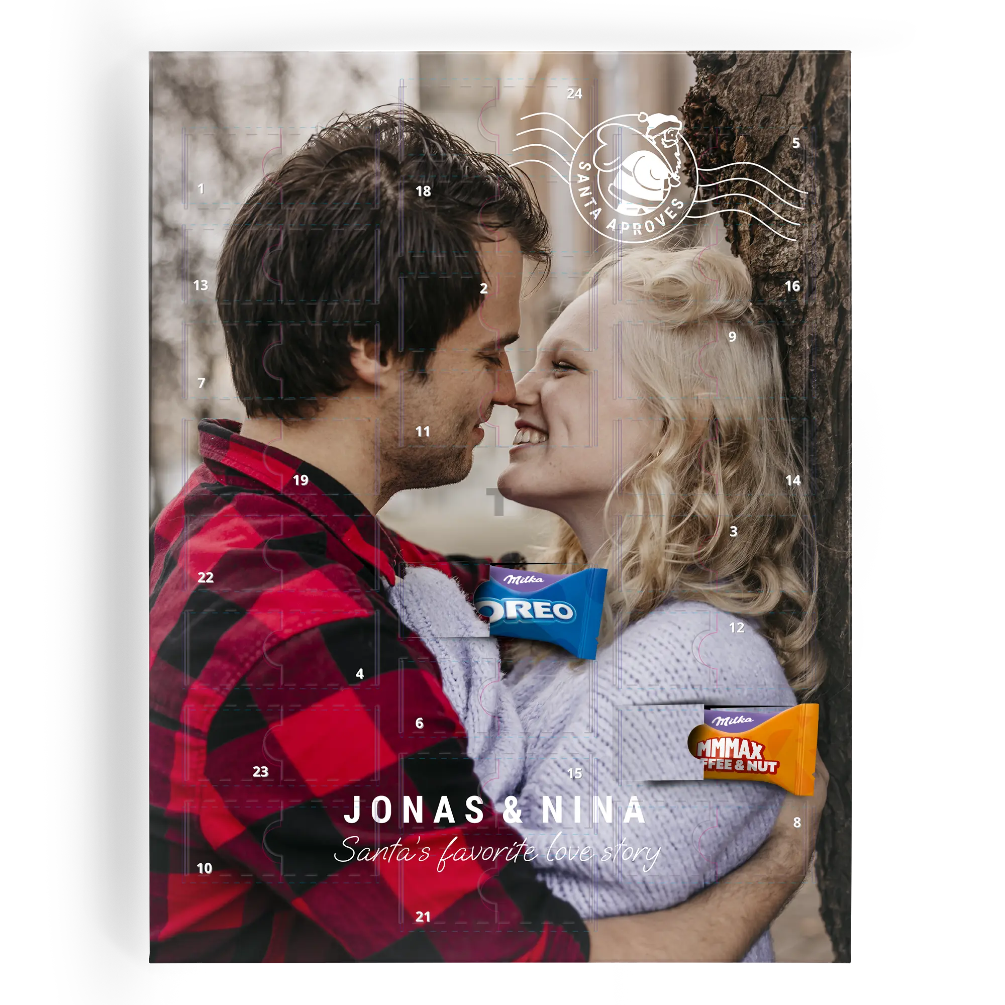 Calendario dell'avvento dei preferiti di Milka