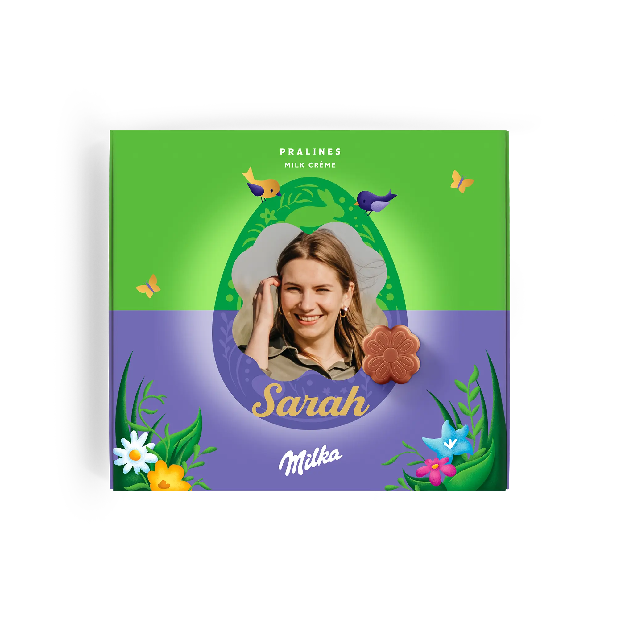 Milka Praline - Pasqua - Fiori - 110 grammi