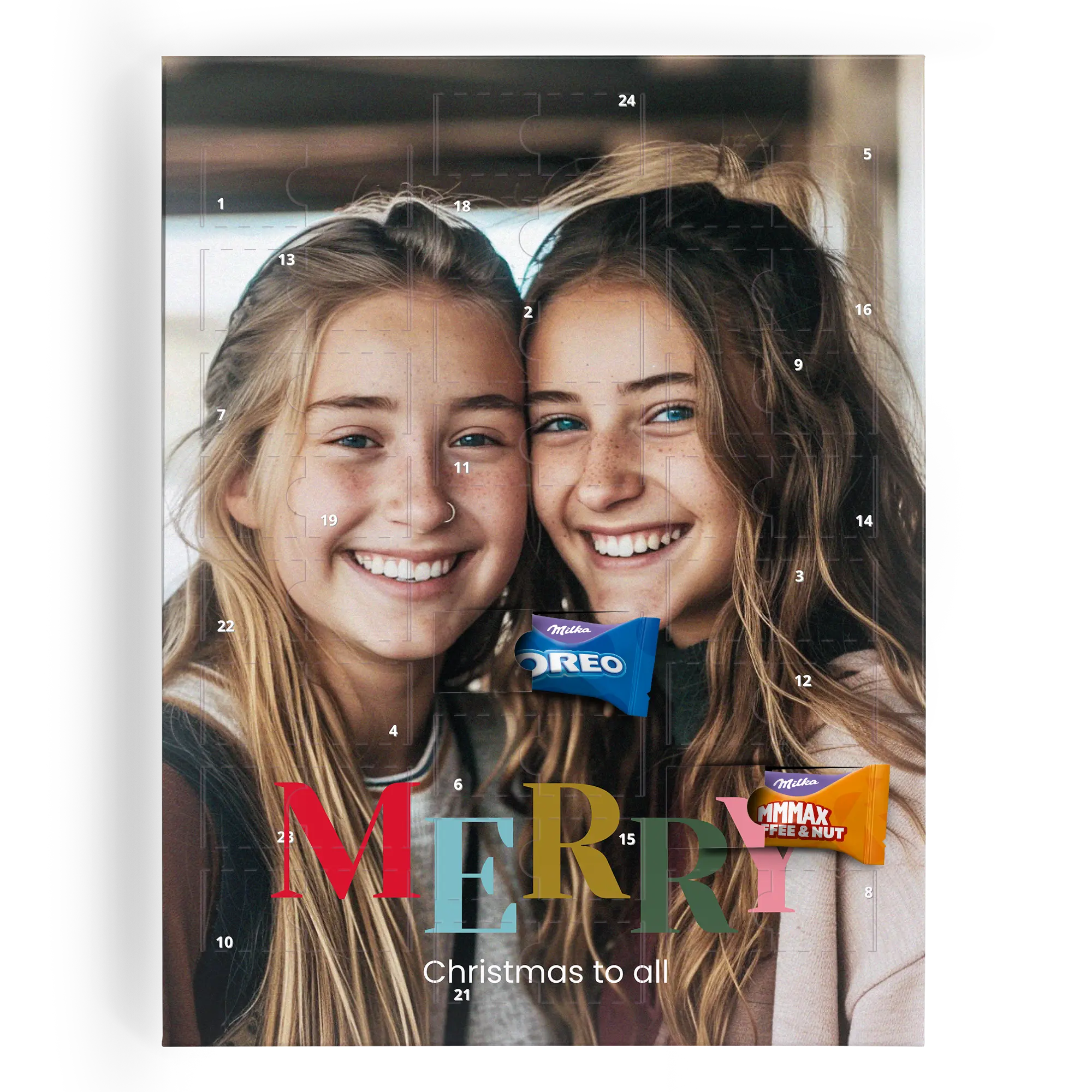 Calendario dell'avvento dei preferiti di Milka