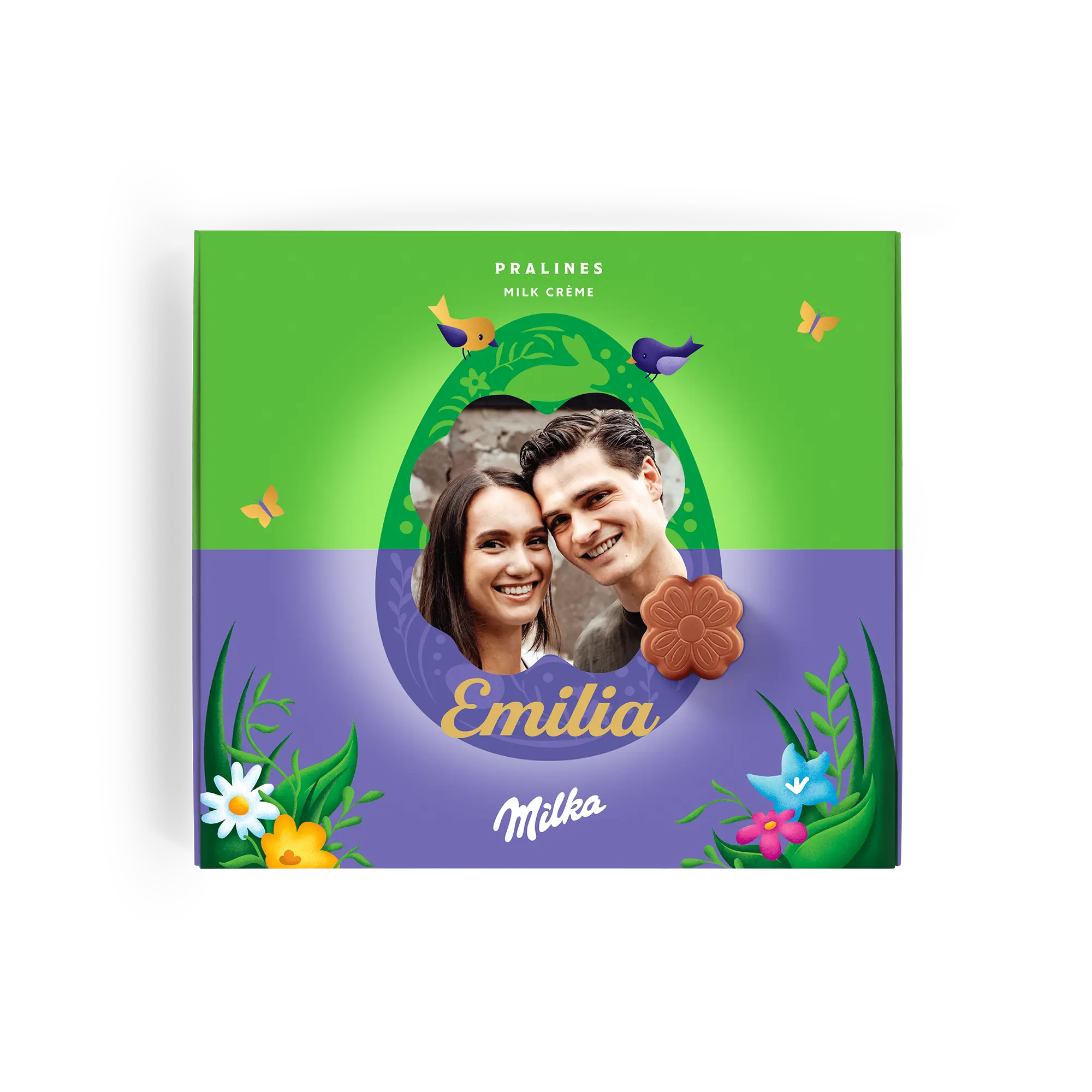 Milka Praline - Pasqua - Fiori - 110 grammi