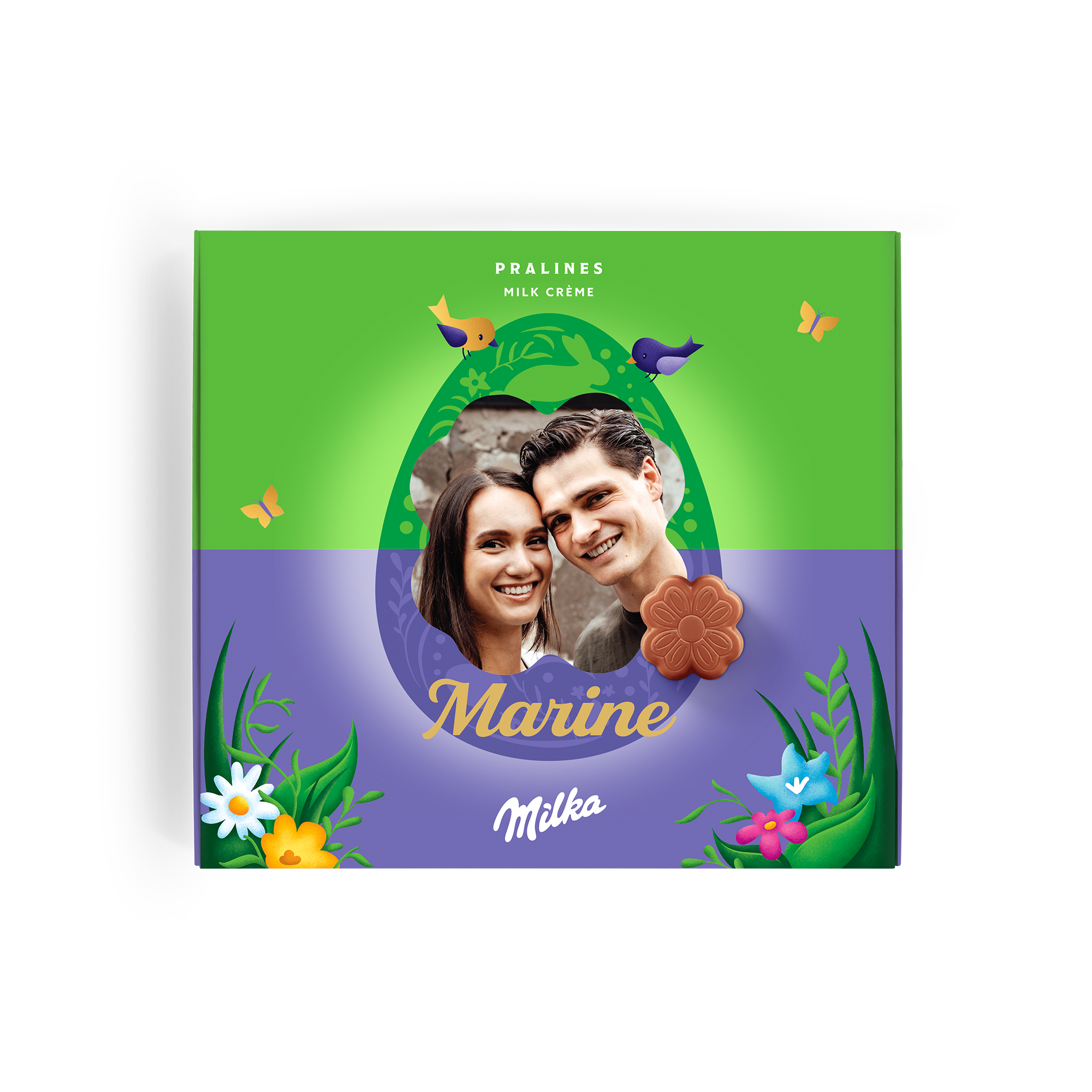 Milka Praline - Pasqua - Fiori - 110 grammi