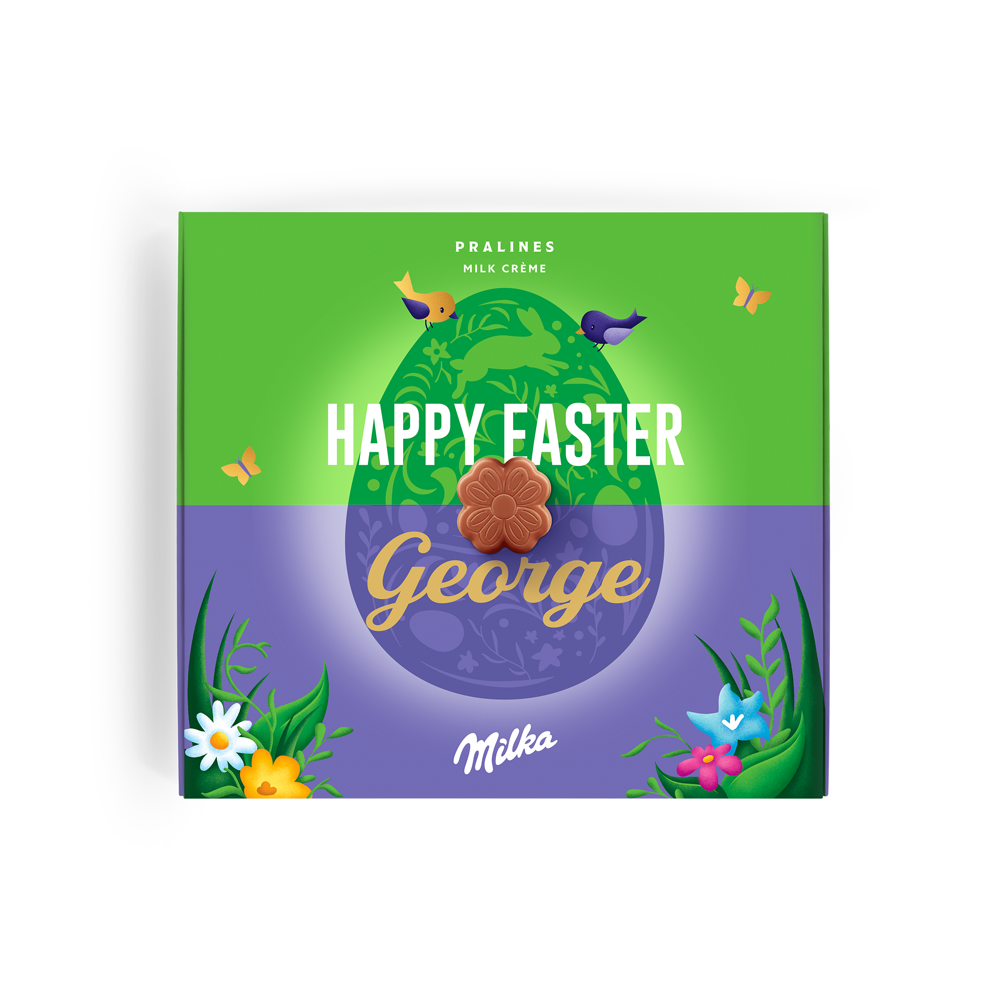 Milka Praline - Pasqua - Fiori - 110 grammi