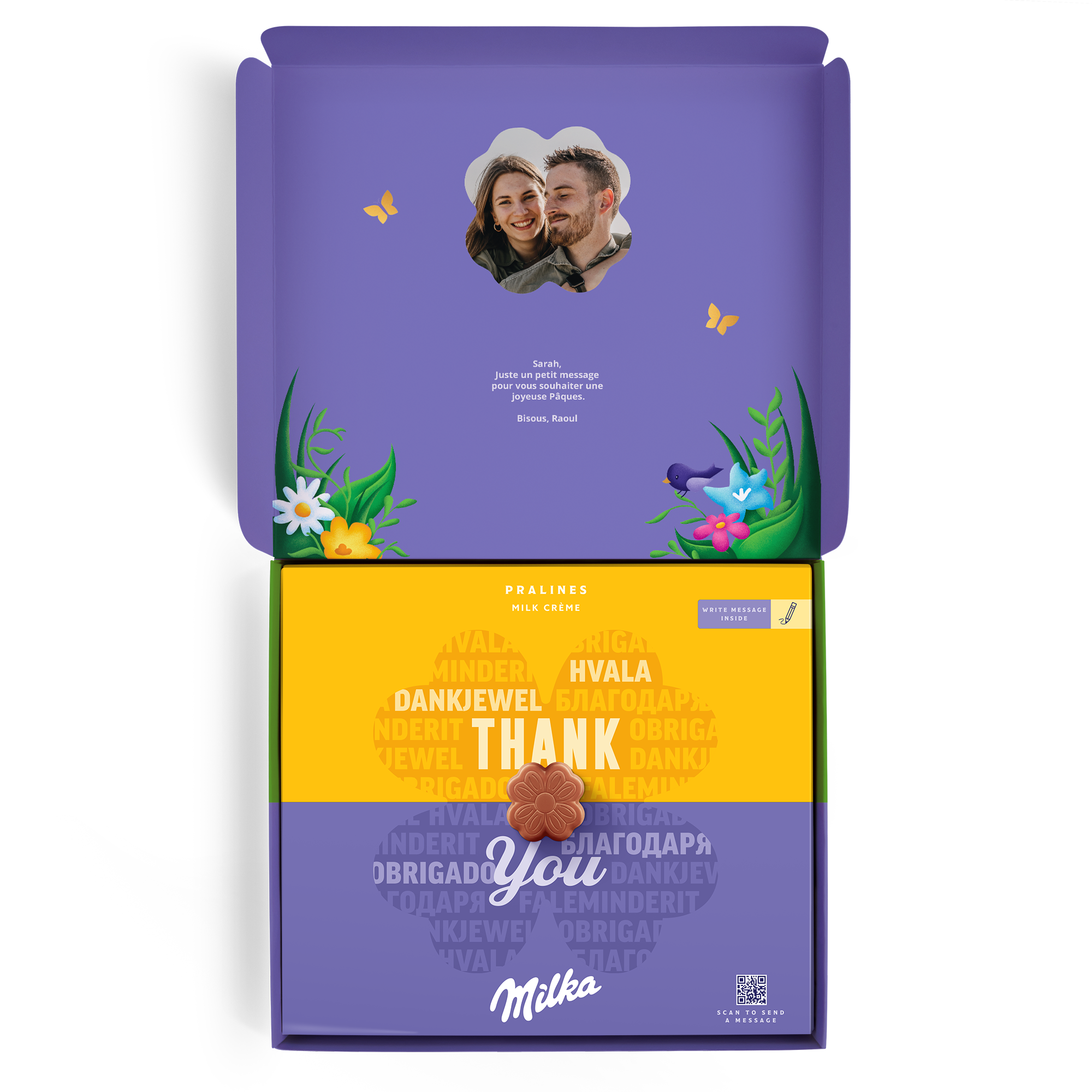 Milka Praline - Pasqua - Fiori - 110 grammi