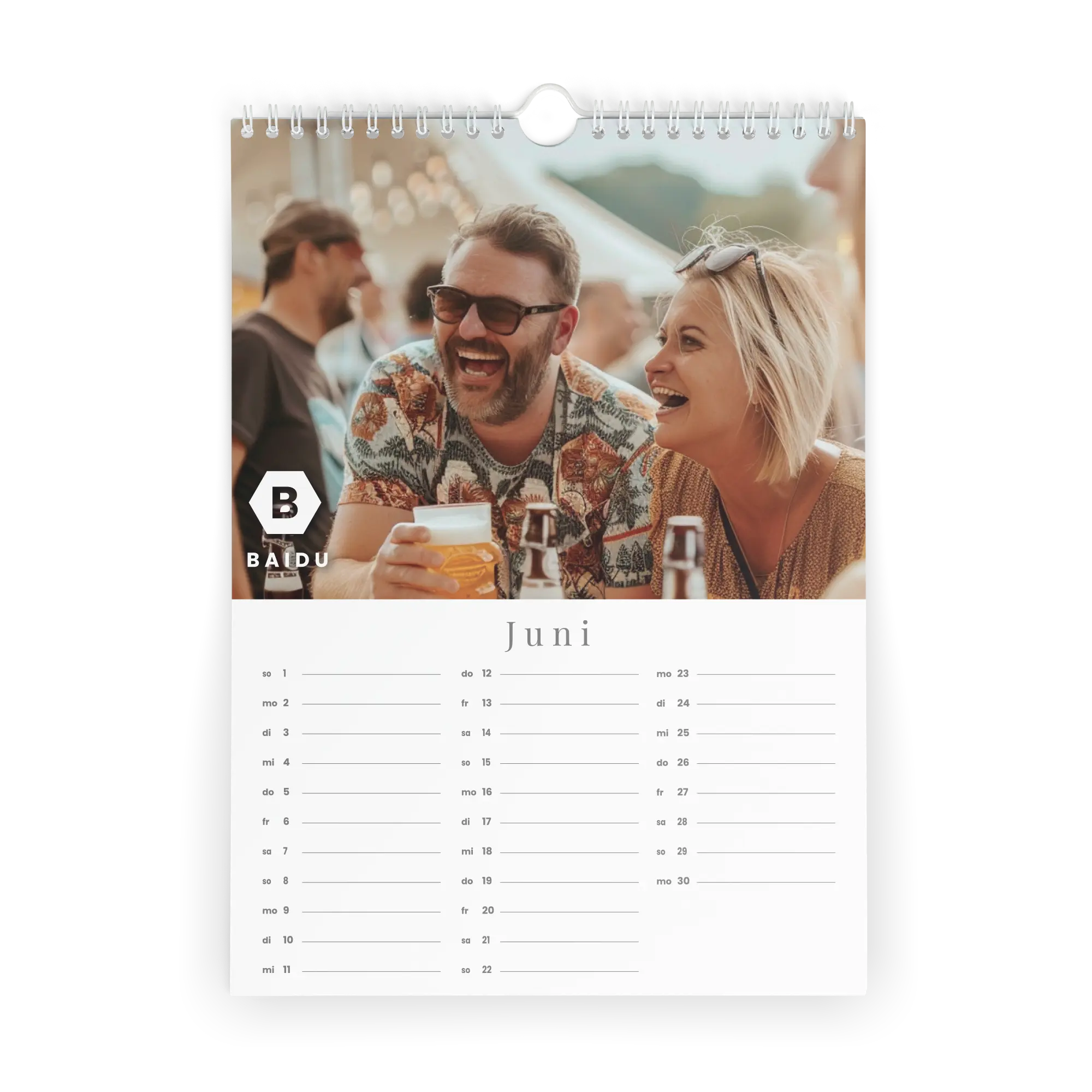 Calendario personalizzato 2025 - Verticale