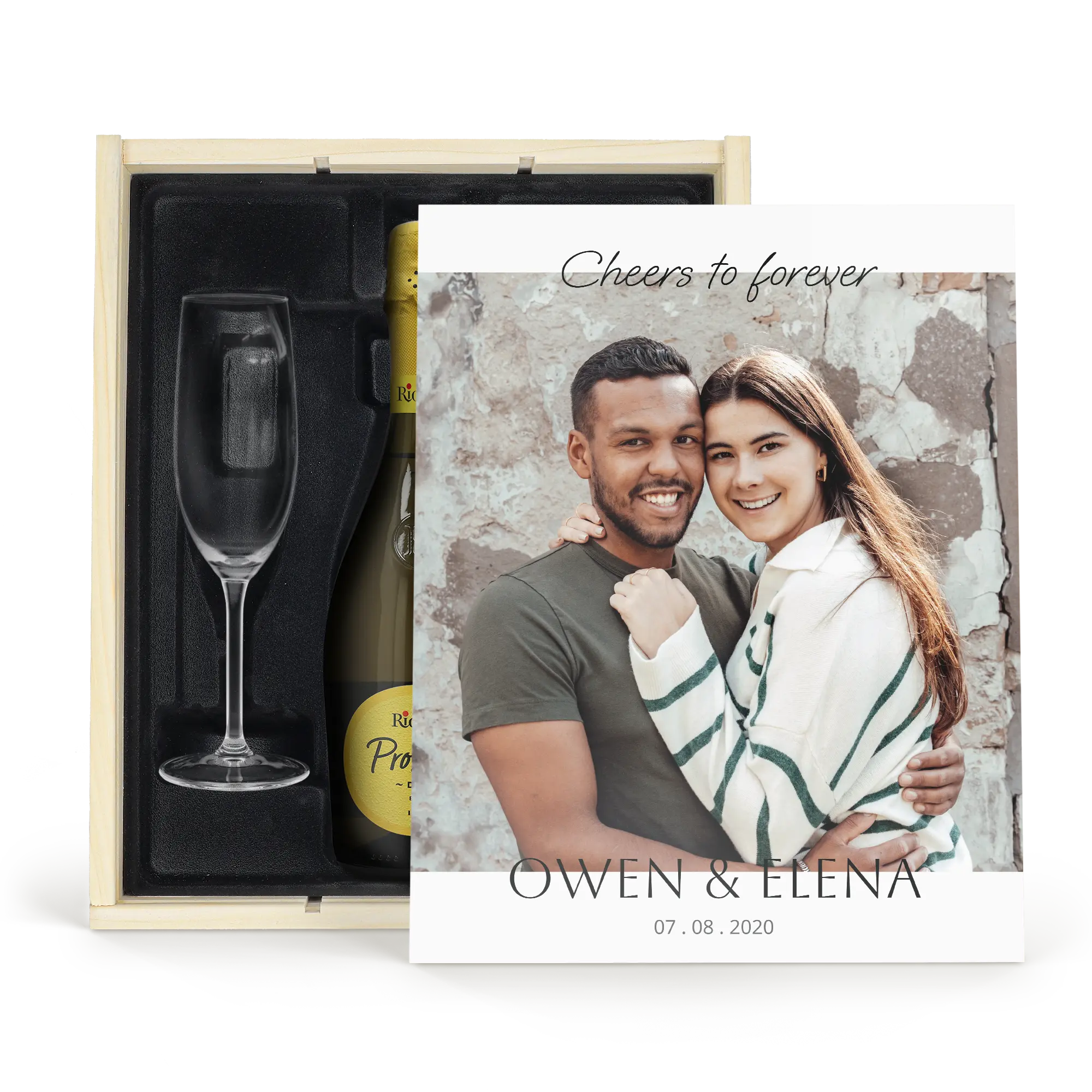 Vino in Cassetta Personalizzata - Riondo Prosecco Spumante