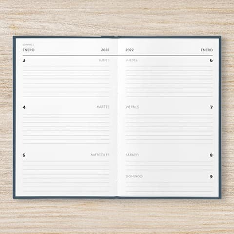 Agenda annuale 2022 personalizzata - Copertina rigida