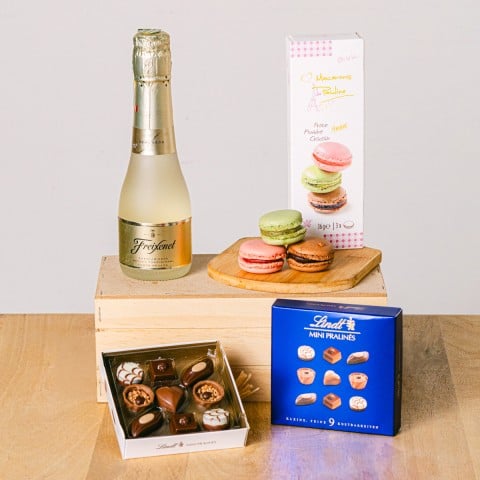 Sweet Bubbles: Mini Praliné e Spumante Carta Nevada