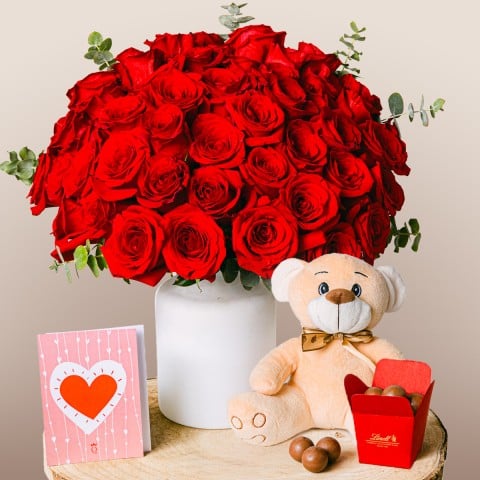 Amore Eterno: 40 Rose Rosse
