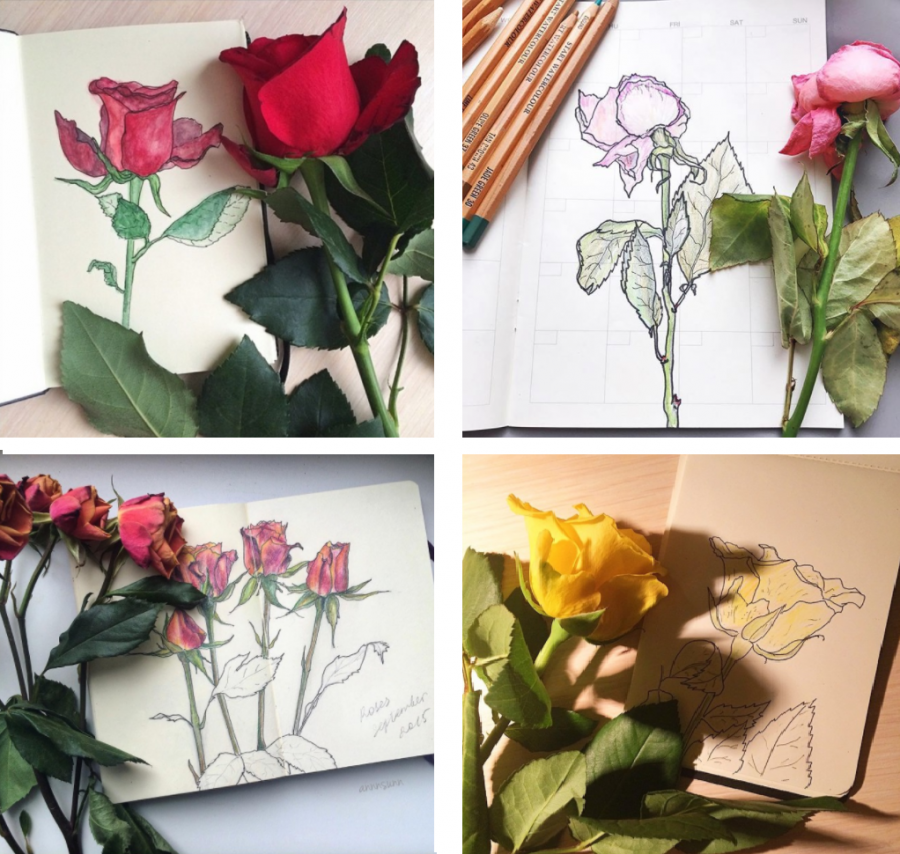 fiori e arte anna potaeva rose