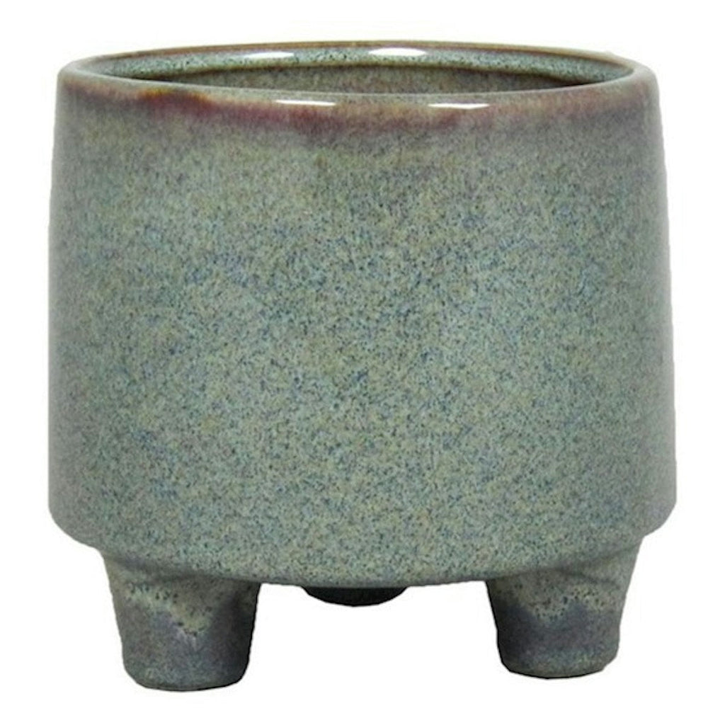 Blue Ceramic Pot 10.5cm Flora Queen Flora Queen